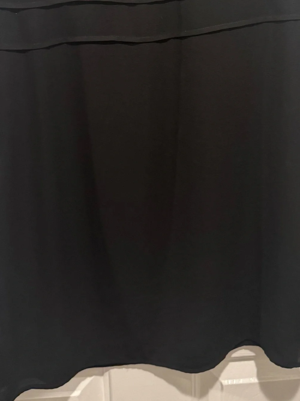 LOFT Black Paneled Yoke Blouse Size XS
